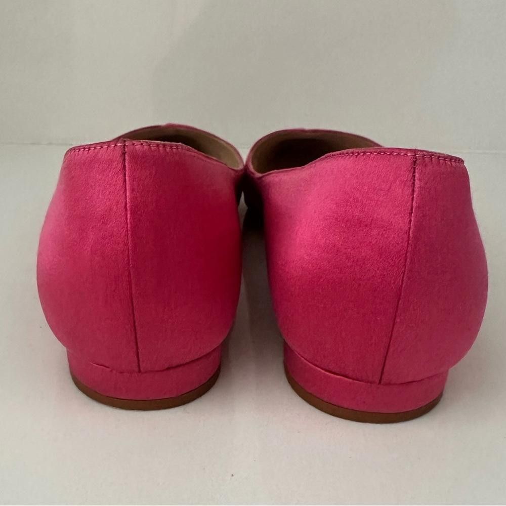 Manolo Blahnik Manolo Blahnik Raspberry Dark Pink Satin Ballet Flats 35.5 Size US 4.5 / IT 34.5 - 6 Thumbnail