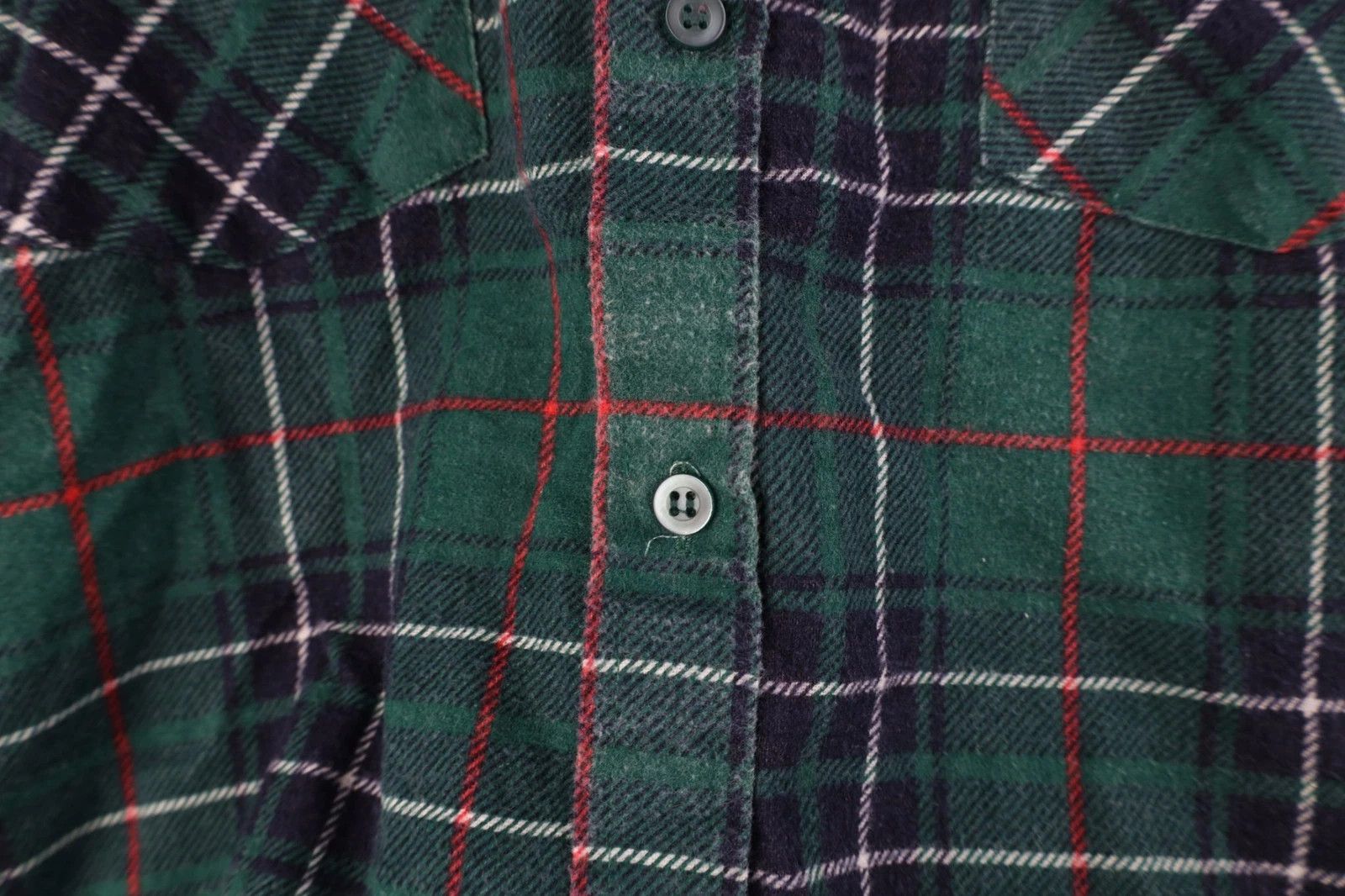 Vintage Vintage 90s Streetwear Flannel Collared Button Shirt Plaid Size US XXL / EU 58 / 5 - 3 Thumbnail