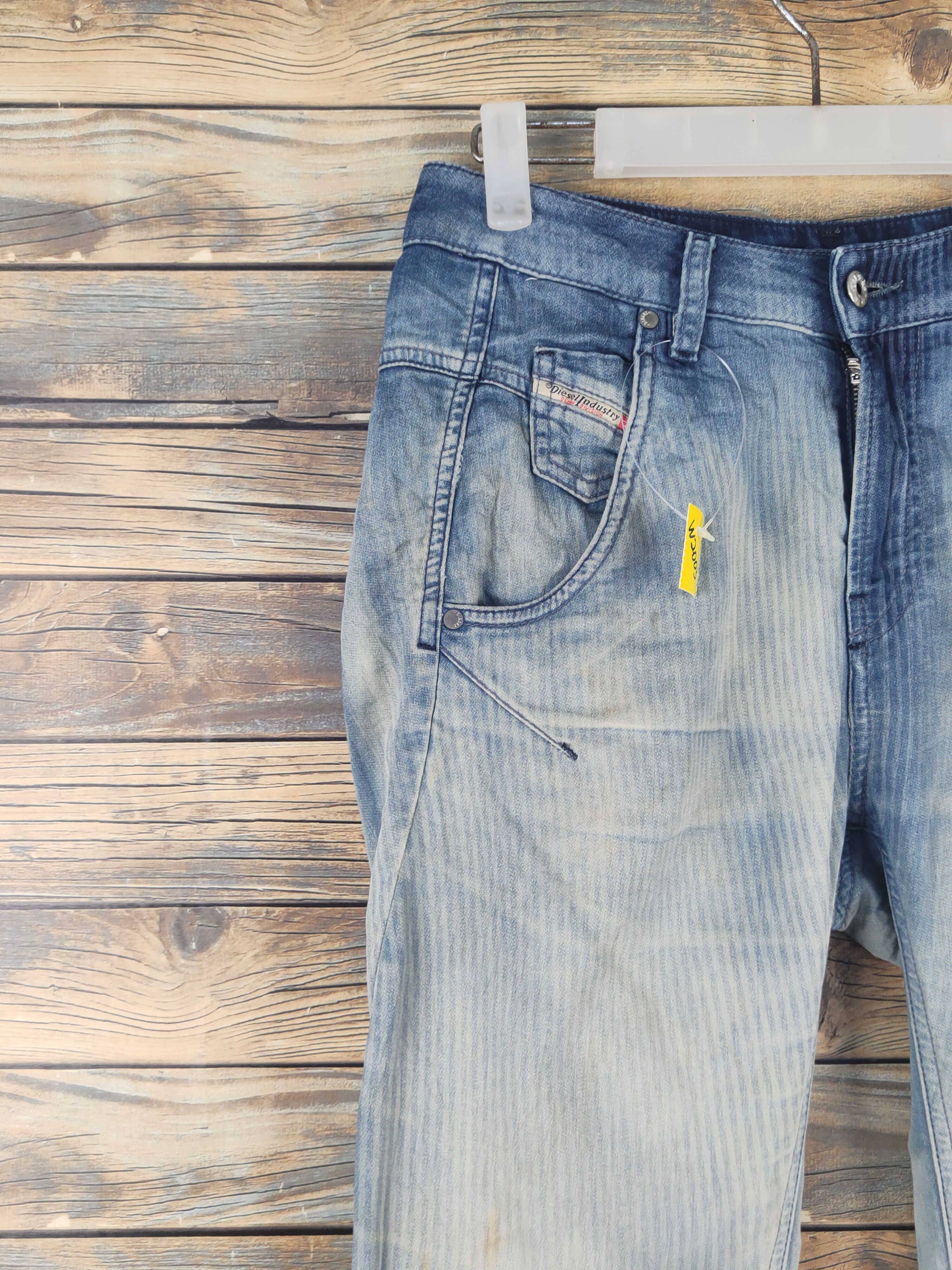 Diesel Diesel Dark Blue Faded Distressed denim Soft Jeans #W2003 Size US 27 - 4 Thumbnail