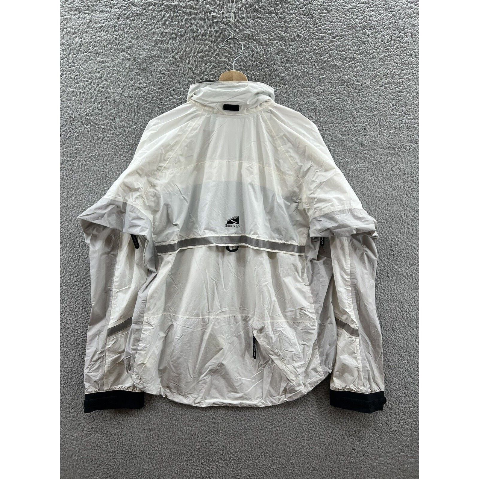 Showers Pass Double Century RTX White Cycling Jacket Adult