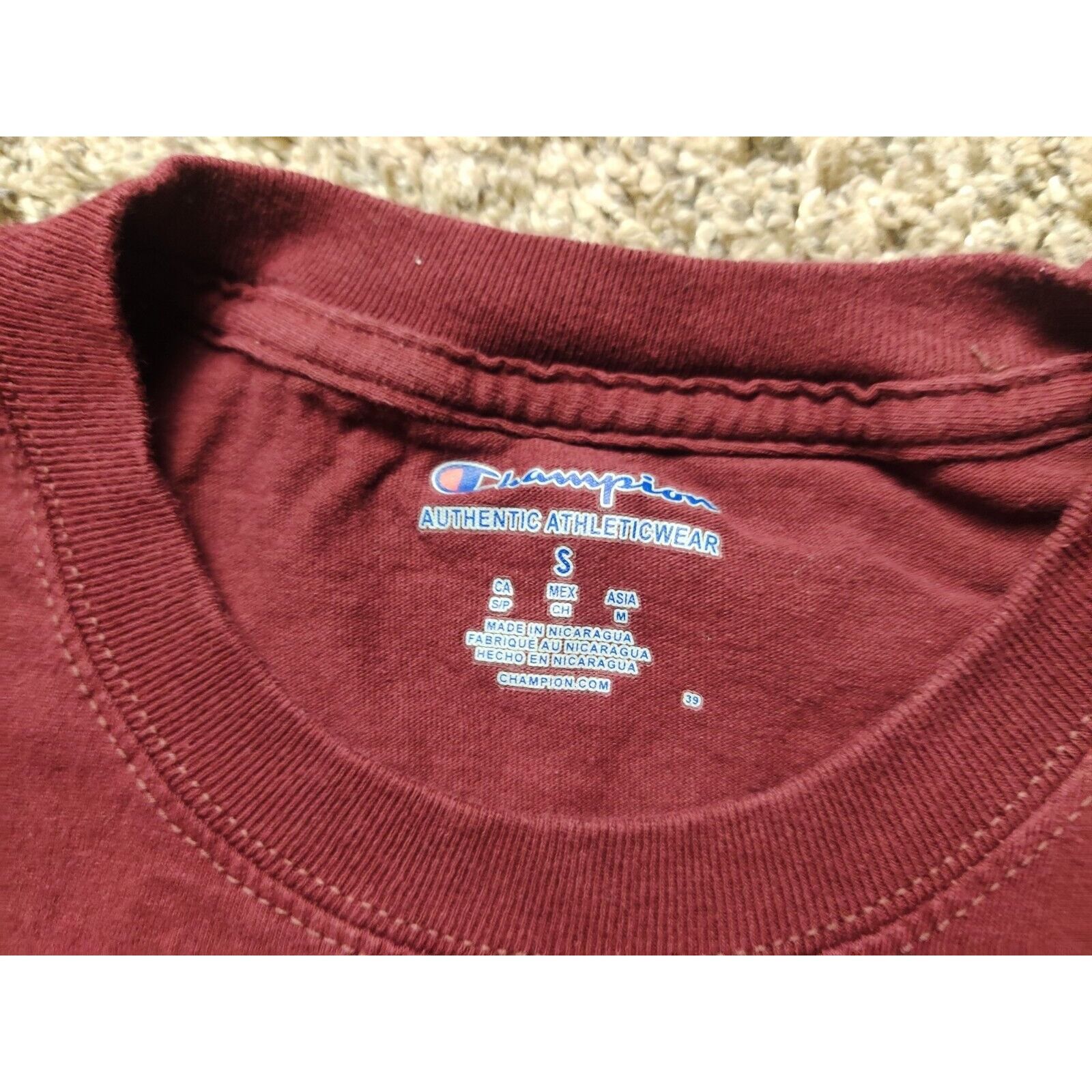 Champion Arizona State University Shirt Mens Small Maroon Fraternity Size US S / EU 44-46 / 1 - 5 Thumbnail