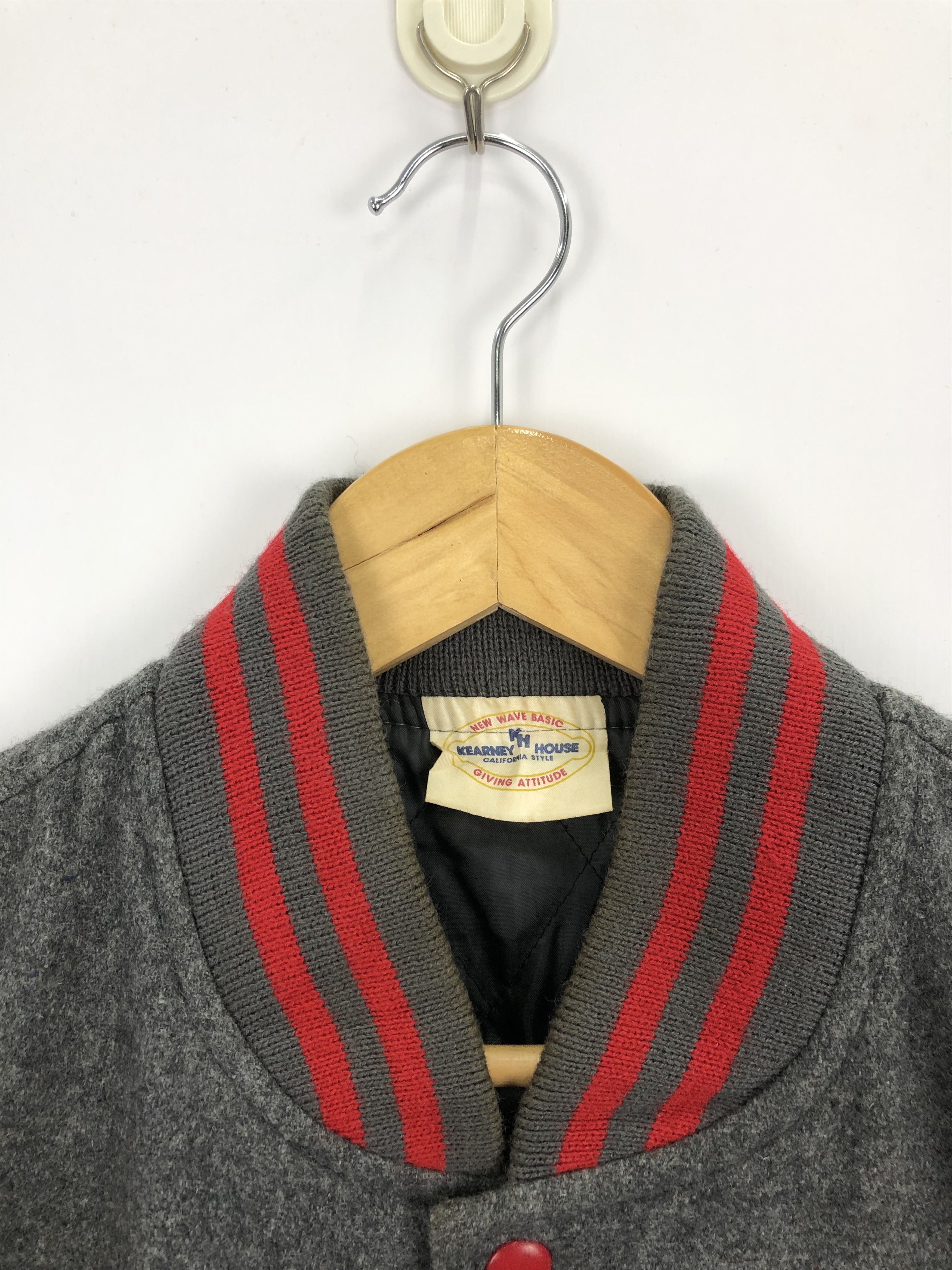 Japanese Brand Vintage 80s Kearney House Wool Varsity Jacket V0304 Size US L / EU 52-54 / 3 - 6 Thumbnail