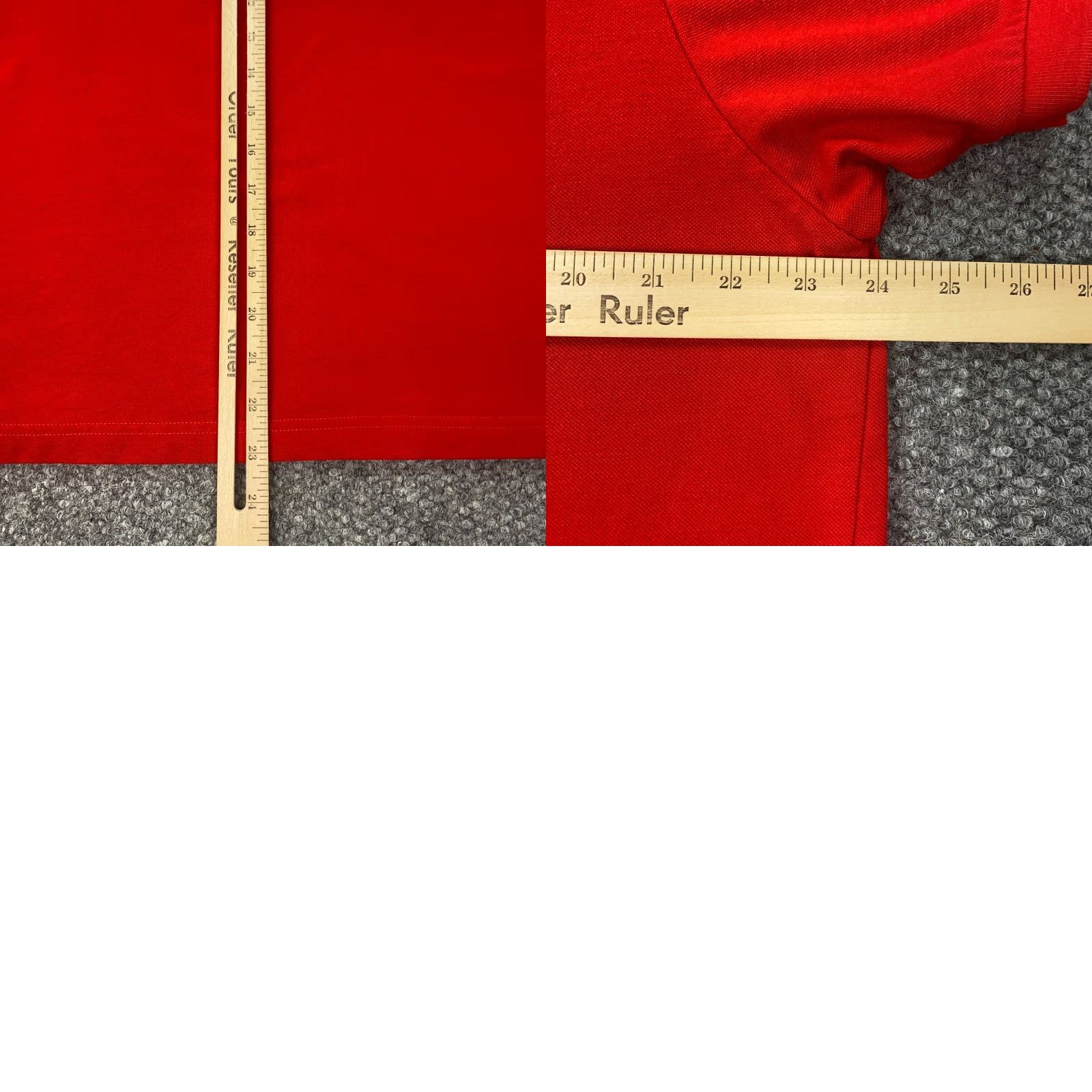 Lacoste Lacoste Polo Adult 2XL Red Embroidered Logo Classic Boxy Retro Mens Size US XXL / EU 58 / 5 - 8 Thumbnail