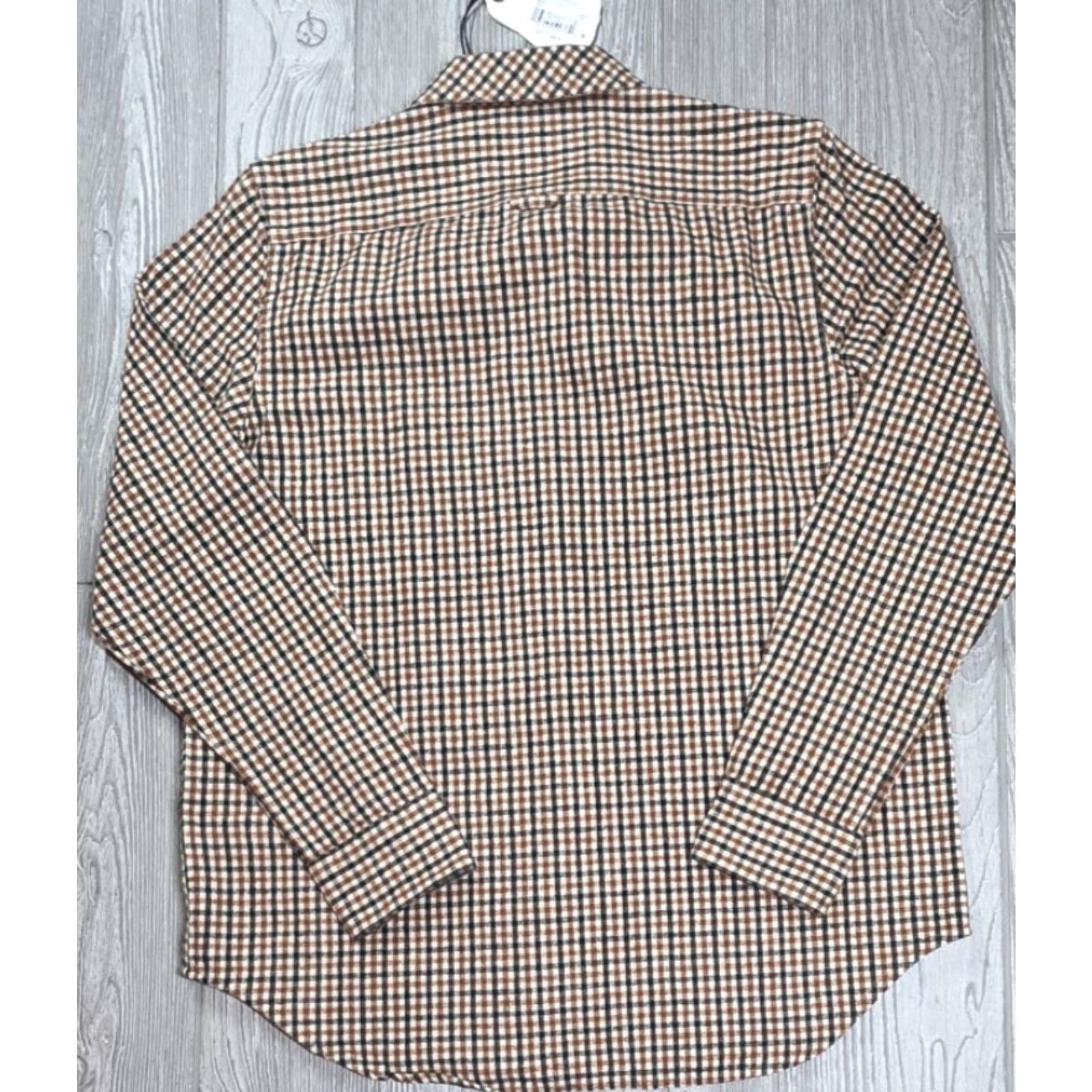 Prana PRANA Golden Canyon Flannel Organic Check Button Up Snap Shirt Tawny Women M NWT Shirts Women M Blue Plaid Snap Button-Up Casual Shirt Size M / US 6-8 / IT 42-44 - 6 Thumbnail