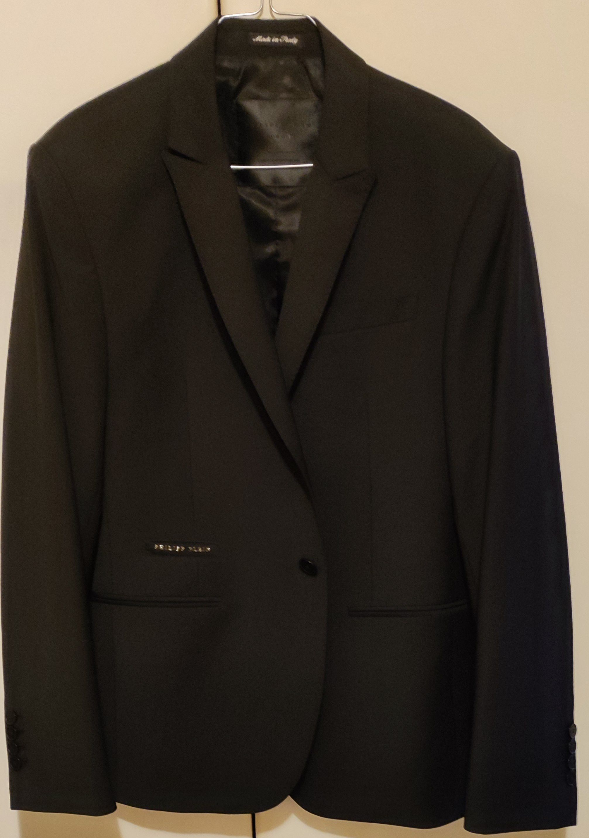 Philipp Plein Philipp Plein Men's Black Blazer – Sartoria Black Pltd Edtn Size 44R - 13 Thumbnail
