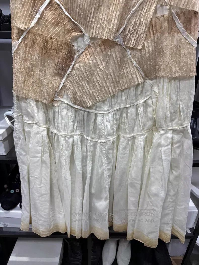 Issey Miyake Issey Miyake size F Origami Series Dyed Lace Long Skirt Size 24" / US 00 / IT 34 - 3 Thumbnail