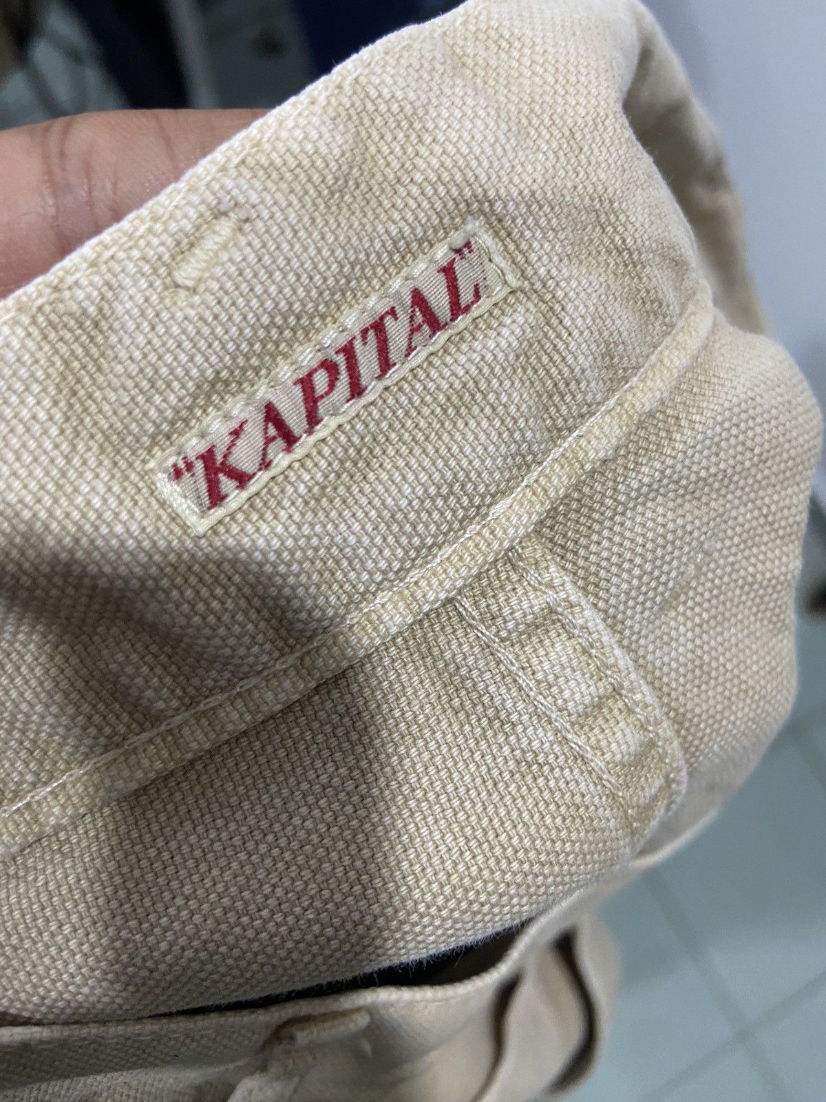 Kapital × Kapital Kountry Kapital high waist buckle back pants Size US 29 - 2 Thumbnail