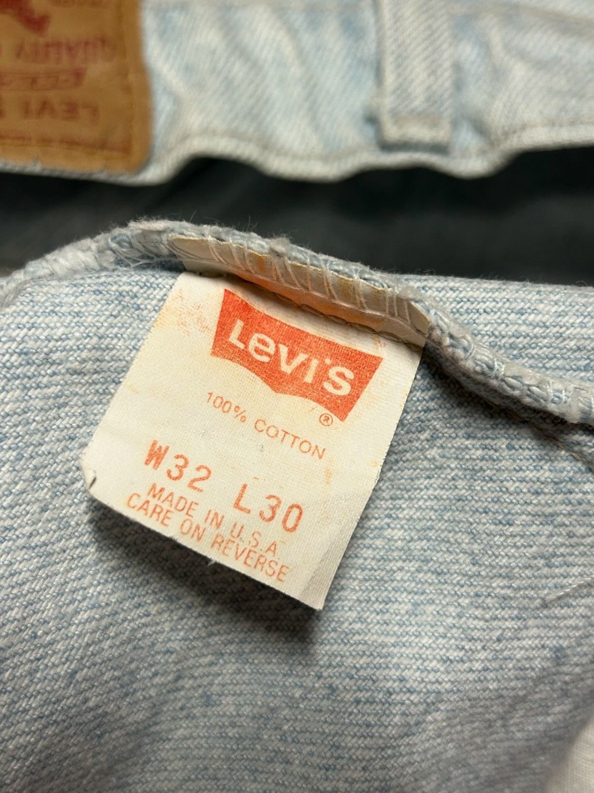 Levi's Vintage 1991 Levi’s 505 Jeans Straight Leg Regular Fit Denim Size US 32 / EU 48 - 7 Thumbnail