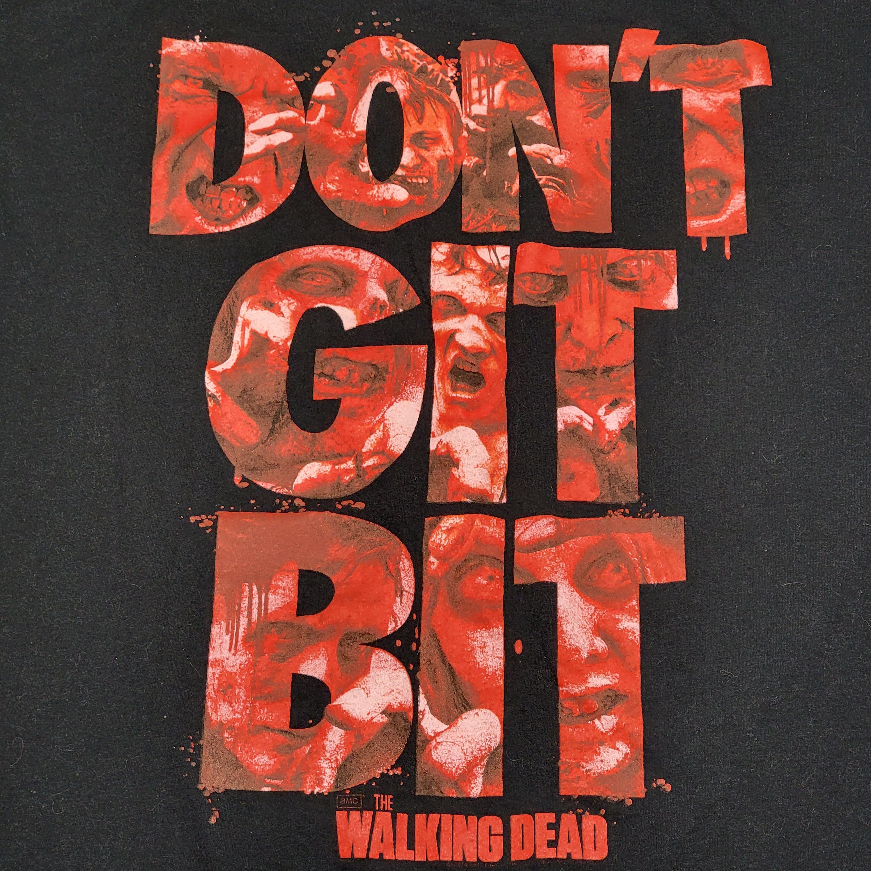 Jerzees Jerzees SS Unisex Tee The Walking Dead "Don't Git Bit" - XL Size US XL / EU 56 / 4 - 2 Thumbnail