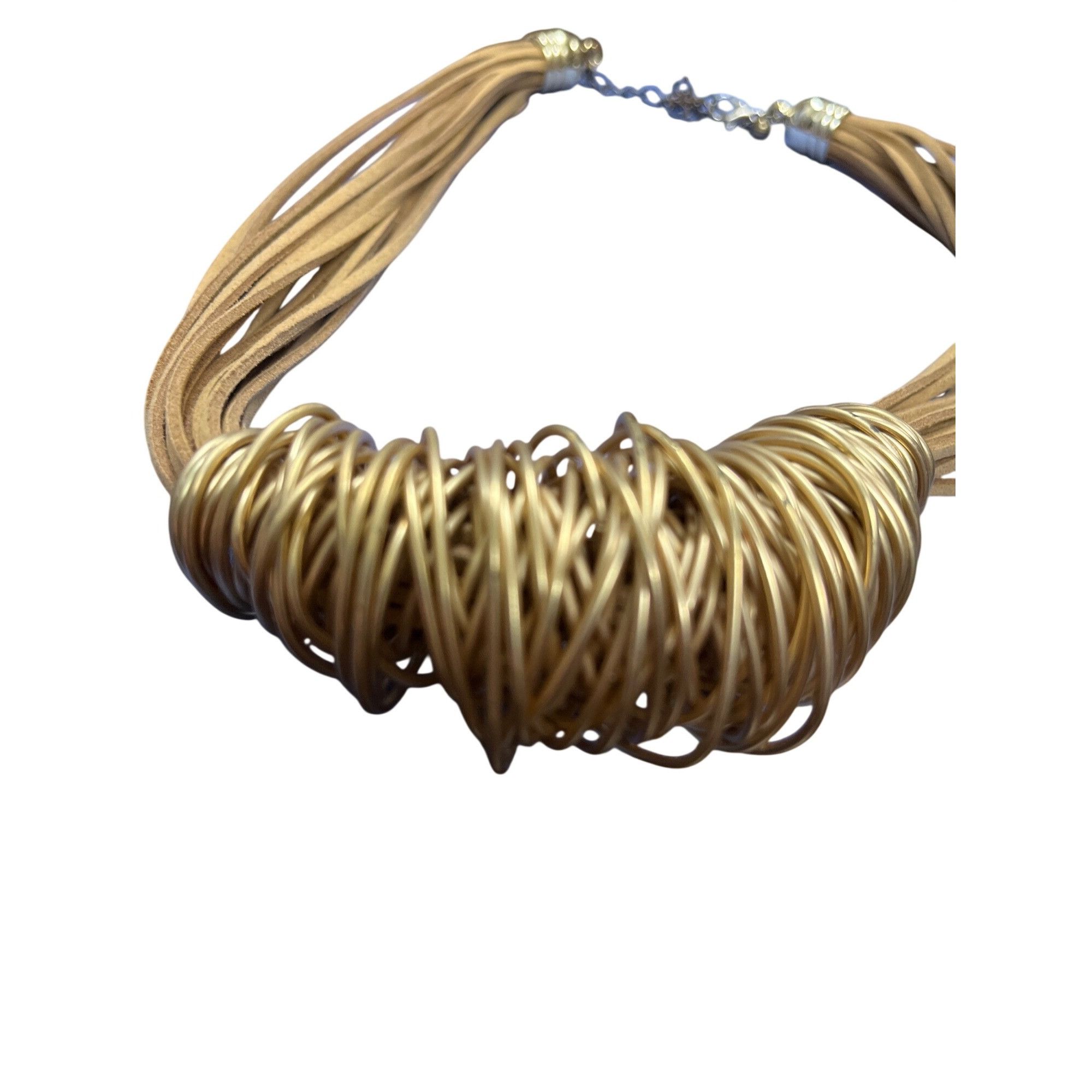 Other Artisan Unique handmade wms suede copper like layered chunky Size ONE SIZE - 7 Thumbnail