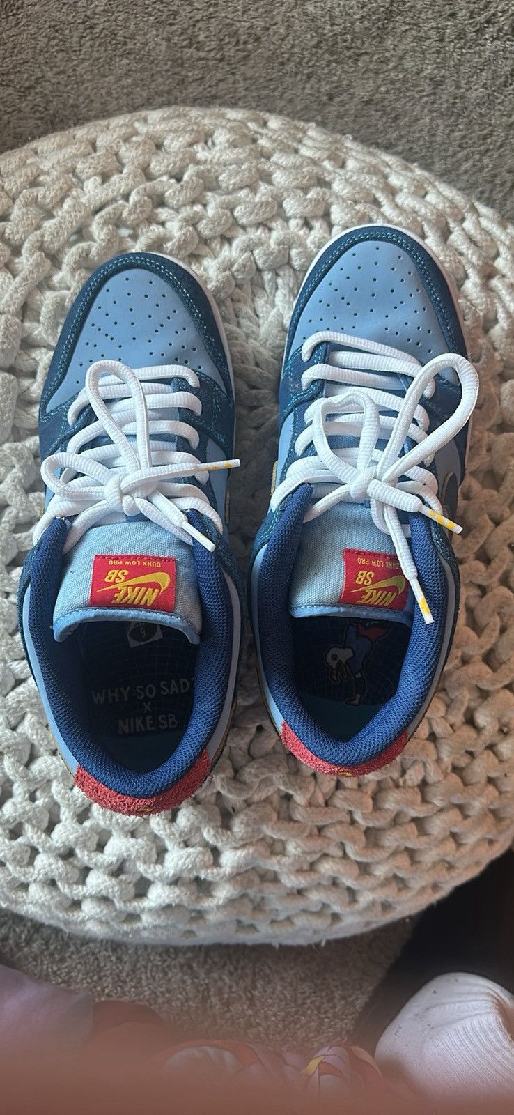 Nike SB Nike Dunk Low SB “Why So Sad?” Size US 9 / EU 42 - 5 Thumbnail