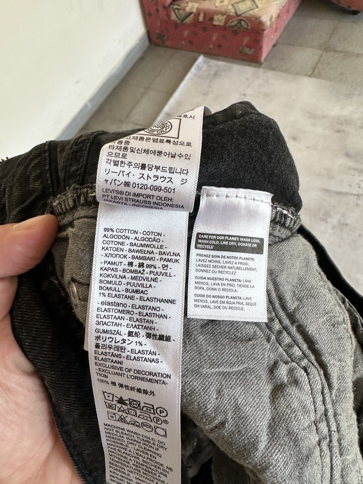 Levi's Levis 515 Gray Denim Jeans Pants Size 33/30 Size US 33 - 7 Thumbnail