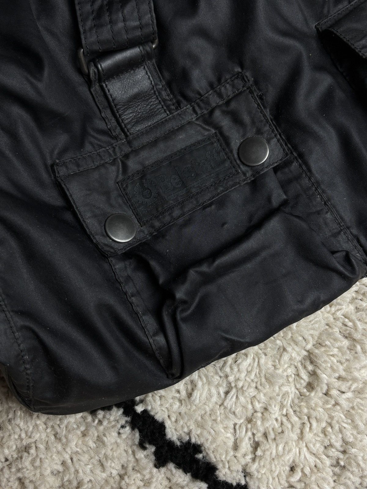 Belstaff Belstaff Archival Nylon Leather Shoulder Bag Size ONE SIZE - 3 Thumbnail
