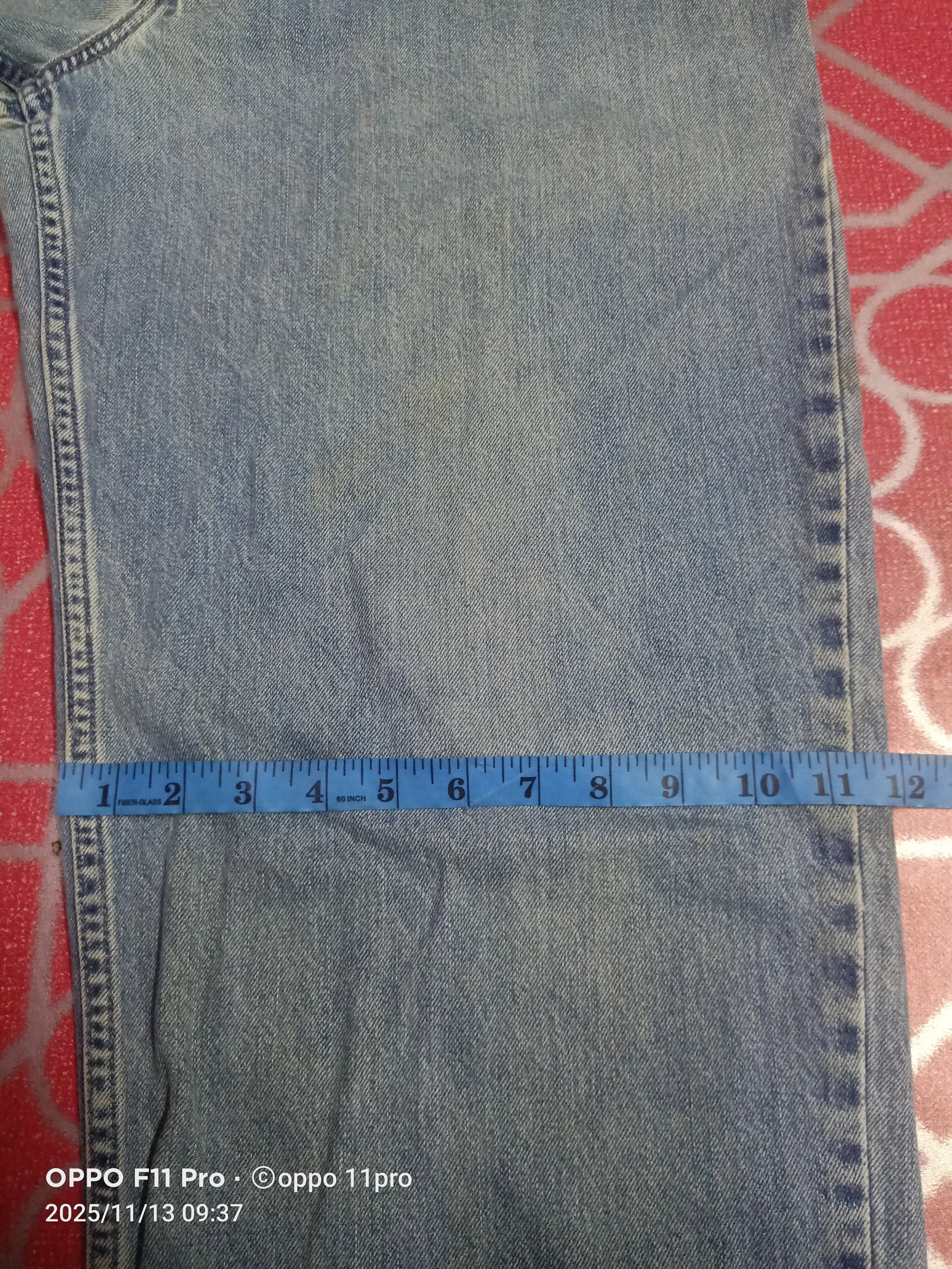 Levi's 🌟Vintag Levis 90s Silver Loose Jeans 🌟 Size US 34 / EU 50 - 15 Thumbnail