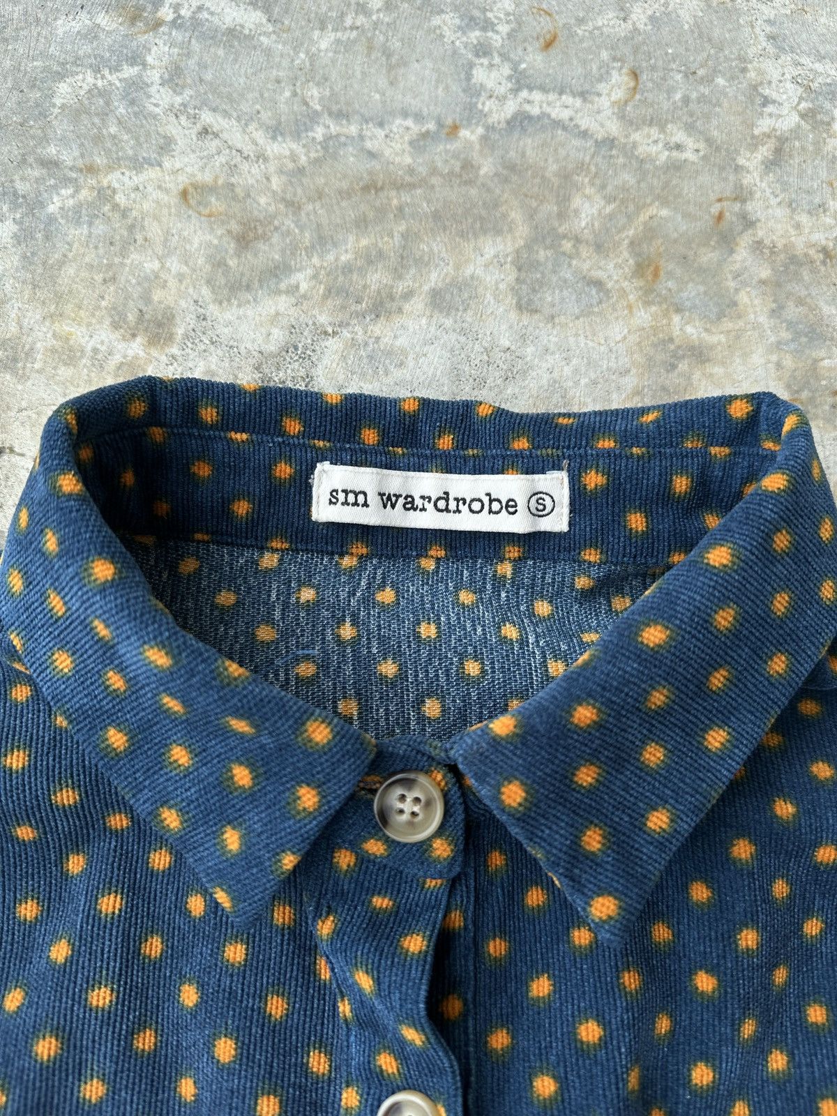 Vintage Corduroy Polka Dots button up shirt Size US S / EU 44-46 / 1 - 4 Thumbnail
