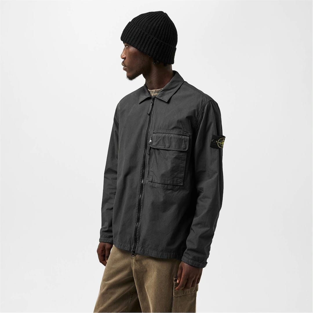 Stone Island o1g2r1mq0526 Functional Overshirt in Black Size US XXL / EU 58 / 5 - 4 Thumbnail