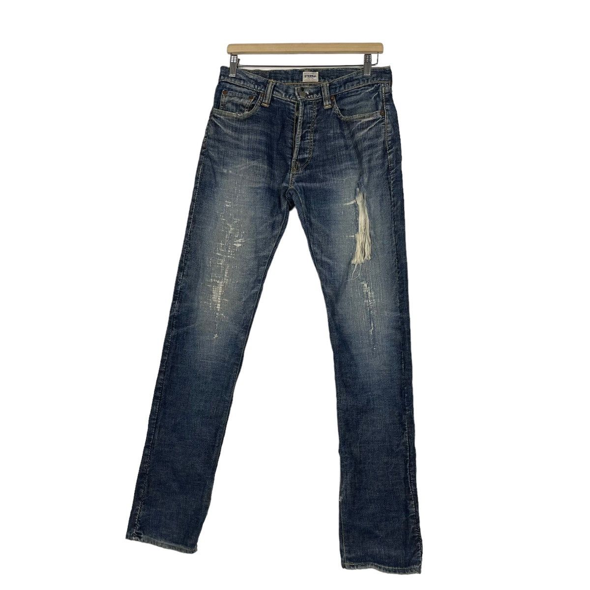 Eternal × Kapital 💥ETERNAL JAPAN BAMBOO SELVEDGE DISTRESSED JEAN Size US 30 / EU 46 - 2 Thumbnail