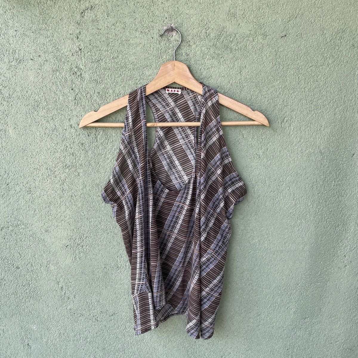Marni Vintage MARNI Made In Italy Faded Singlet Tank Top Size M / US 6-8 / IT 42-44 - 1 Thumbnail