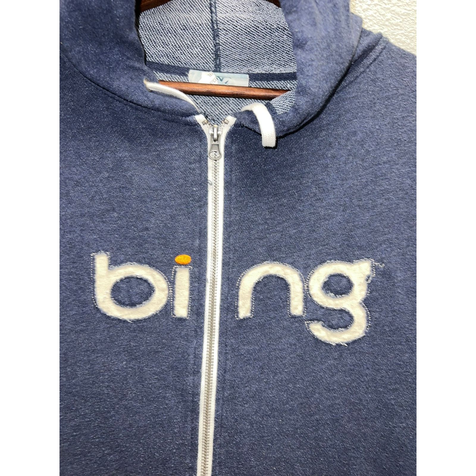 Vintage Vintage Bing Hoodie Microsoft Computer Internet Zip Up XL Size US XL / EU 56 / 4 - 3 Thumbnail