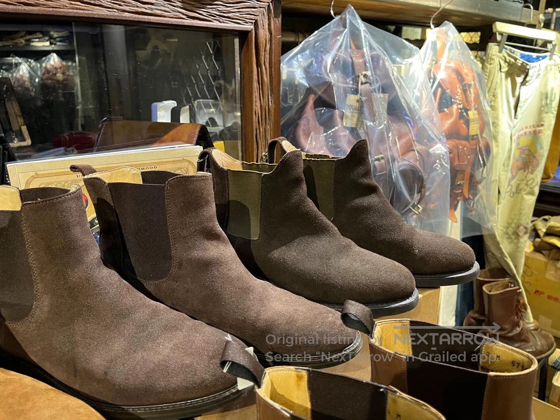 Other luxury suede chelsea boots with intricate design. Size US 8.5 / EU 41-42 - 4 Thumbnail