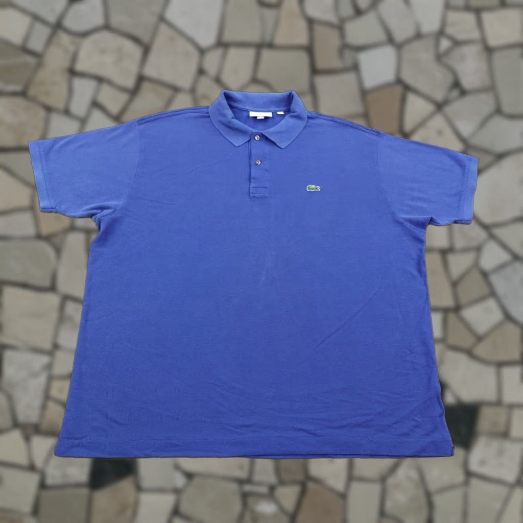 Lacoste Lacoste Polo Shirt Mens 4XL Blue Classic Fit Pique Cotton Croc Logo Short Sleeve Casual Preppy Mens 4XL Size US XXL / EU 58 / 5 - 1 Thumbnail