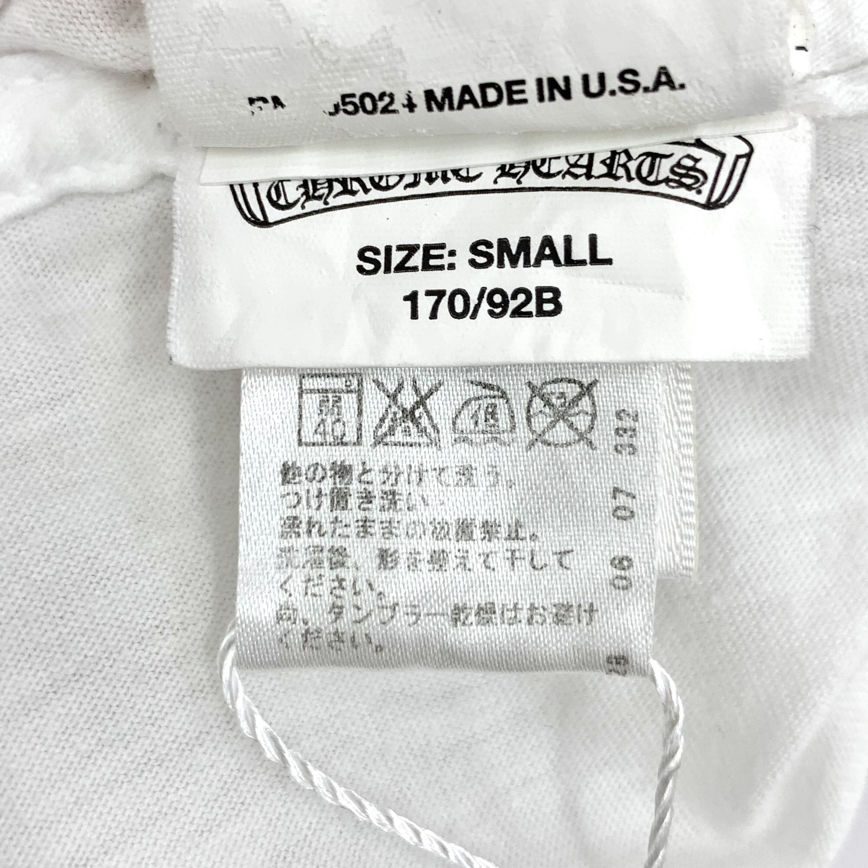 Chrome Hearts Chrome Hearts White Foti Print Cotton Tee S Size S / US 4 / IT 40 - 4 Thumbnail