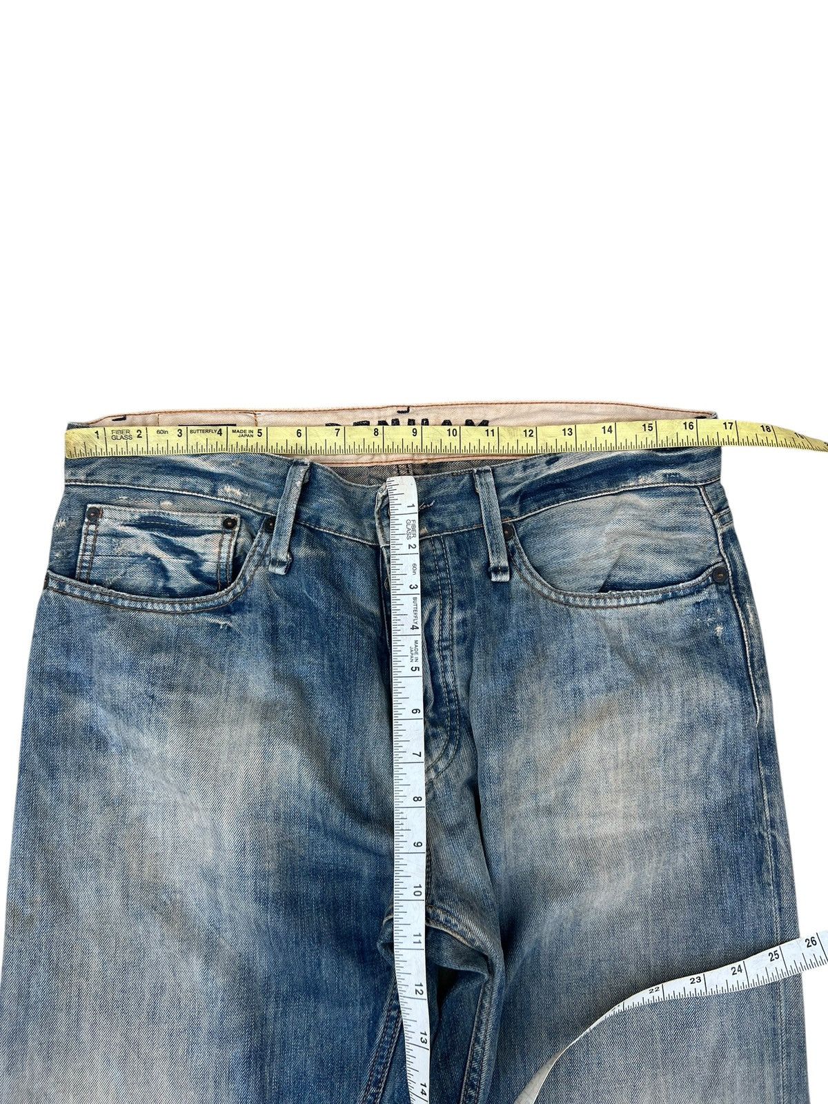 DENHAM Mud Wash Denim DENHAM Razor Slim Fit Jeans Size US 32 / EU 48 - 4 Thumbnail