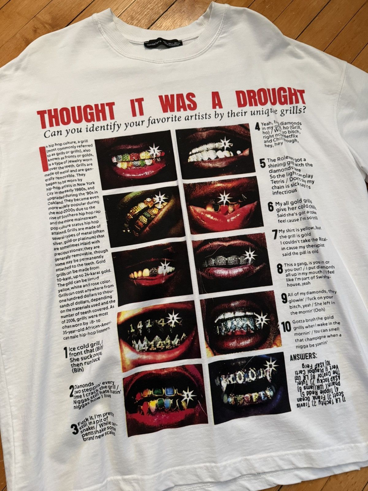 Other For The South “Thought it was a drought” T shirt Size US L / EU 52-54 / 3 - 3 Thumbnail