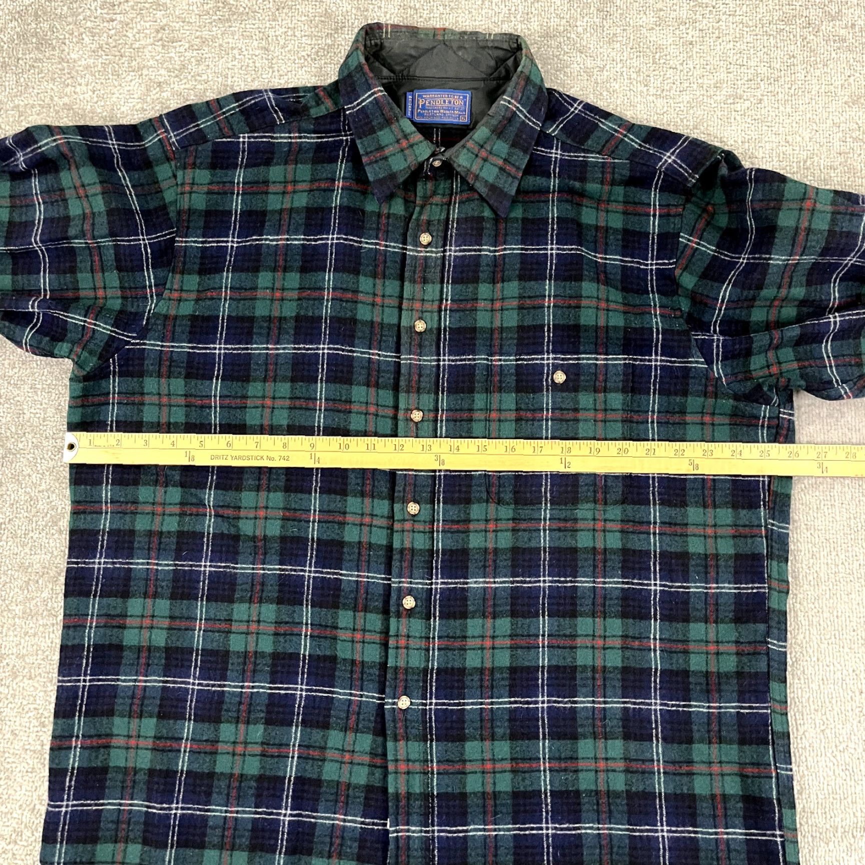 Pendleton VINTAGE Pendleton Shirt Mens XL Tartan Wool Button-Up Long Sleeve Hiking USA Size US XL / EU 56 / 4 - 4 Thumbnail