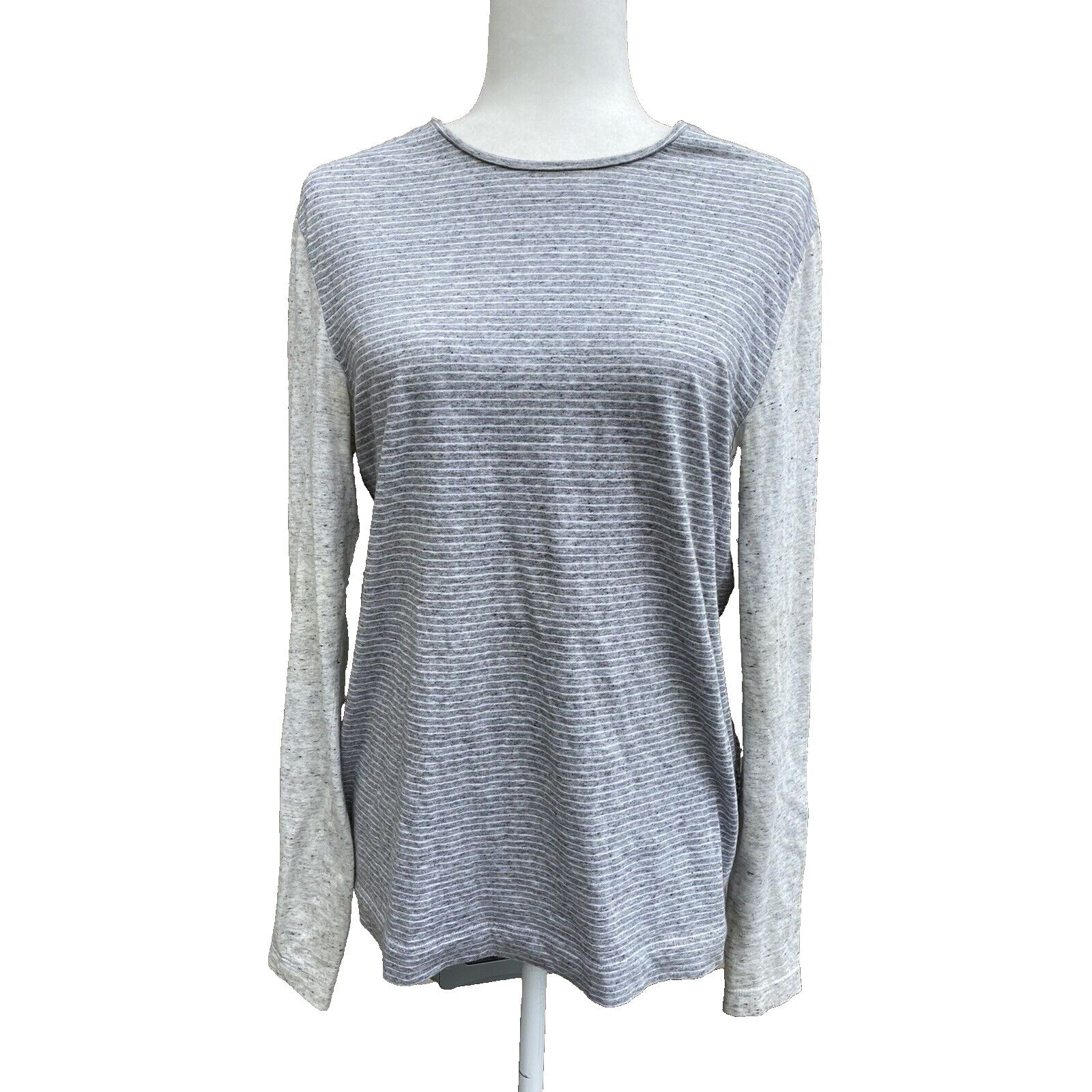 Vince Vince top cotton sweater striped size S super soft A000245 Size S / US 4 / IT 40 - 1 Thumbnail