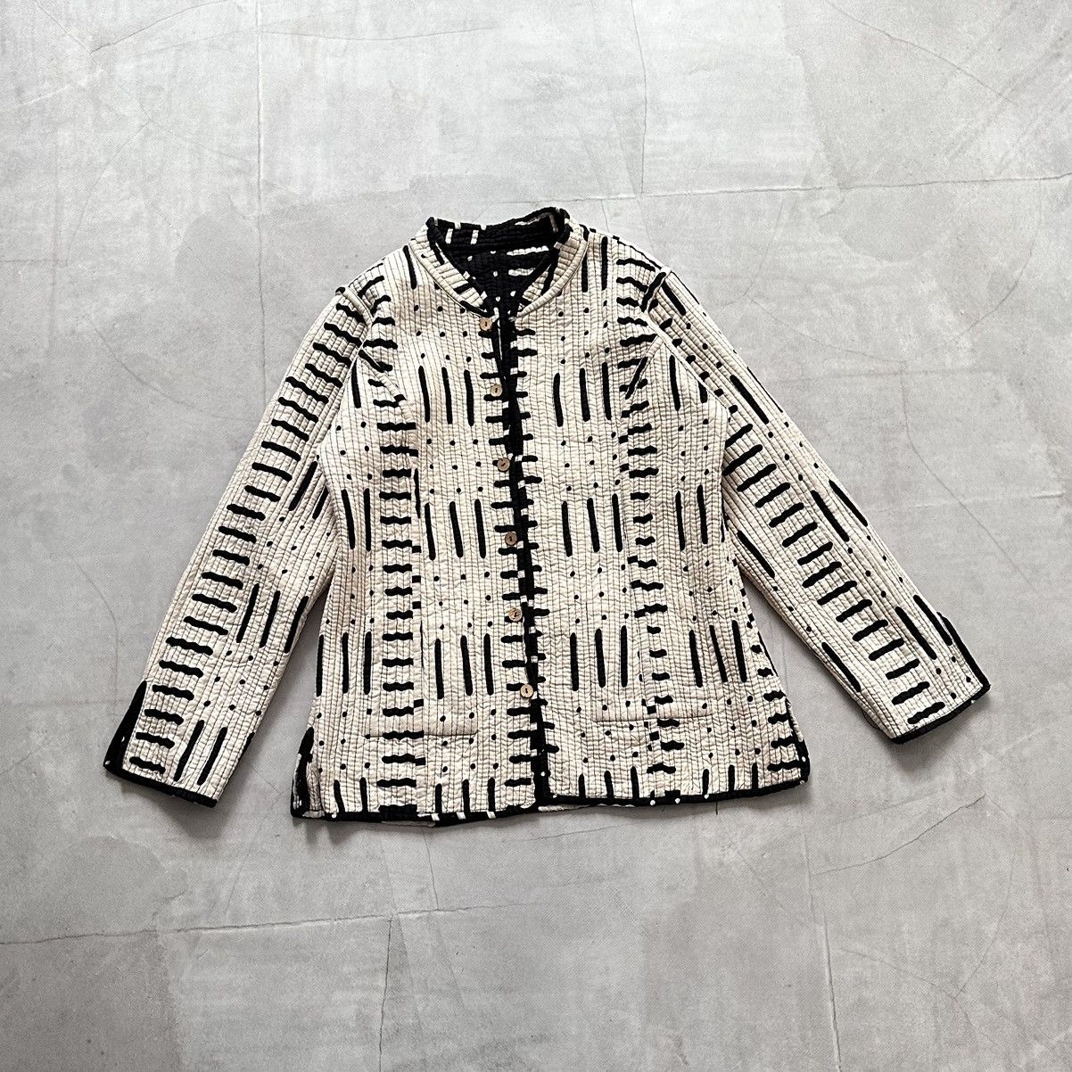 Issey Miyake Japan Work Quilted Jacket Double Sided Pleats Please Vibe Size M / US 6-8 / IT 42-44 - 3 Thumbnail