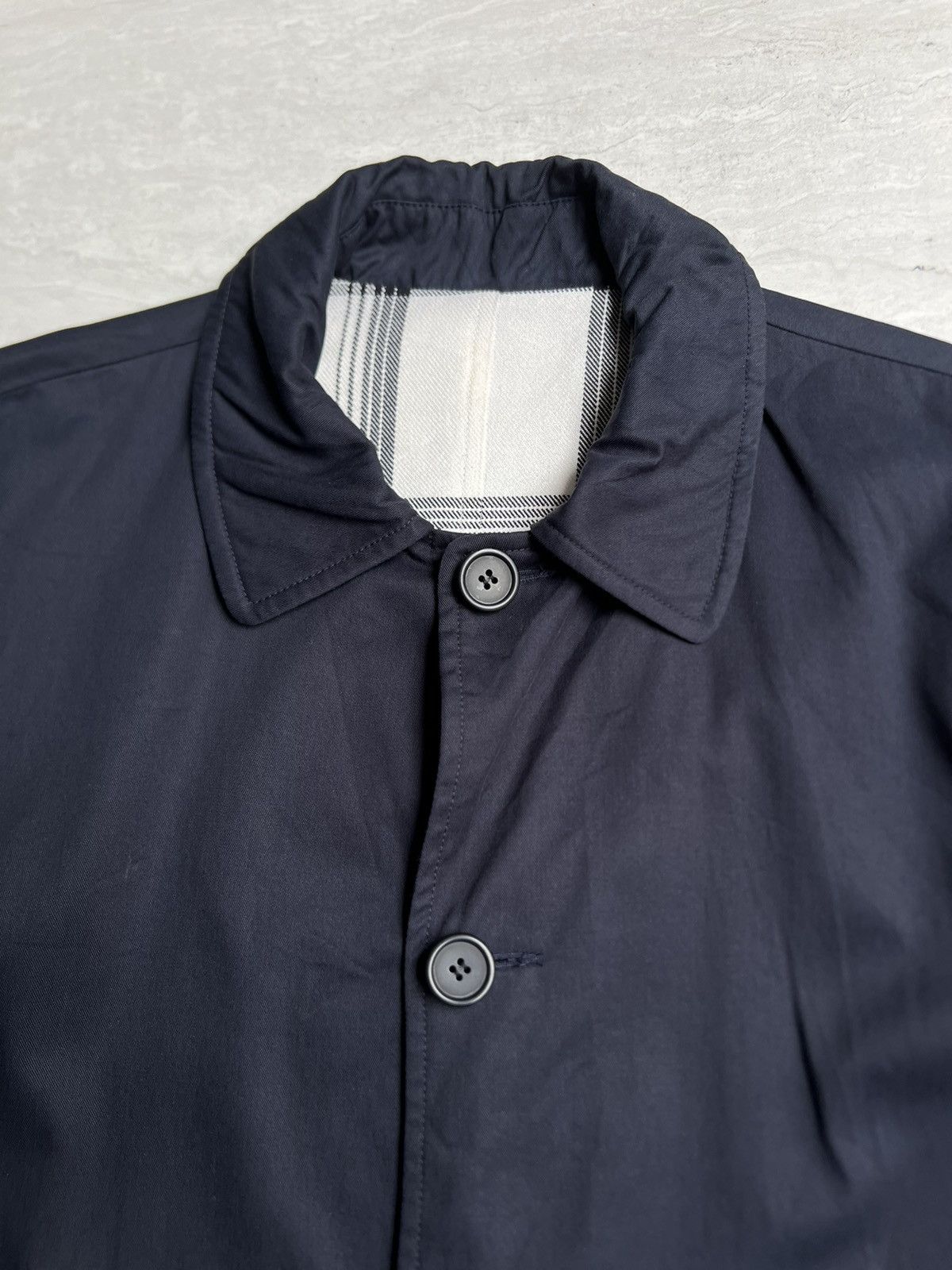 Sandro SANDRO Paris Navy Reversible Coat Jacket Size US M / EU 48-50 / 2 - 4 Thumbnail