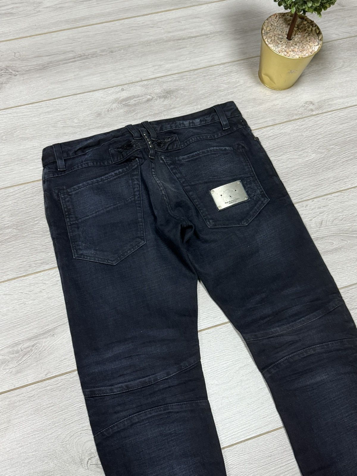Robins Jeans Robins Jean vintage USA denim pants jeans biker tears Size US 32 / EU 48 - 5 Thumbnail