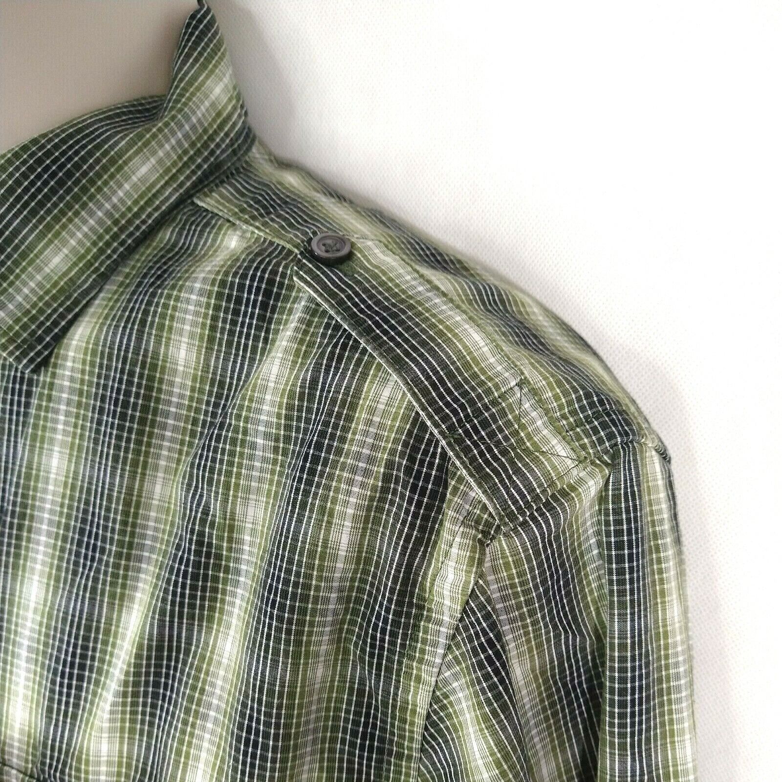Banana Republic Banana Republic Plaid Button Up Shirt Men Size L 16-16.5 Gre Size US L / EU 52-54 / 3 - 4 Thumbnail