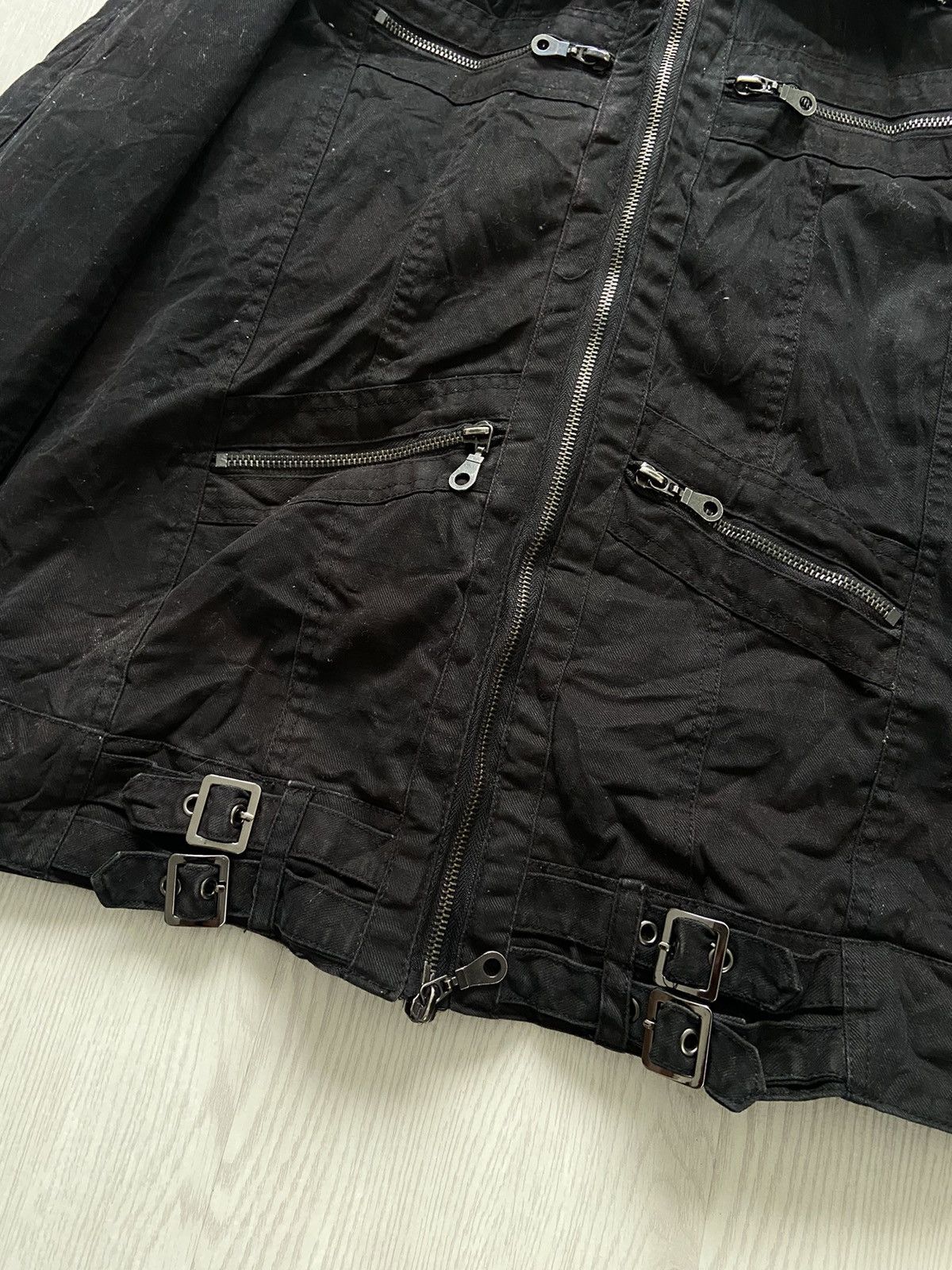 14th Addiction Vintage In The Attic Bondage Zipper Strap Jacket Size US L / EU 52-54 / 3 - 7 Thumbnail