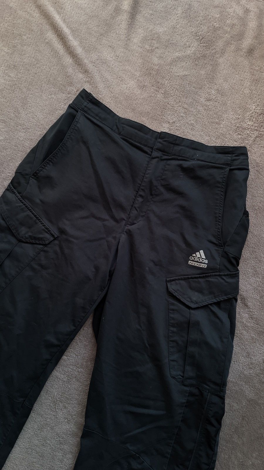 Japanese Brand Adidas TechFit vintage Y2K faded baggy cargo pants Size US 34 / EU 50 - 2 Thumbnail