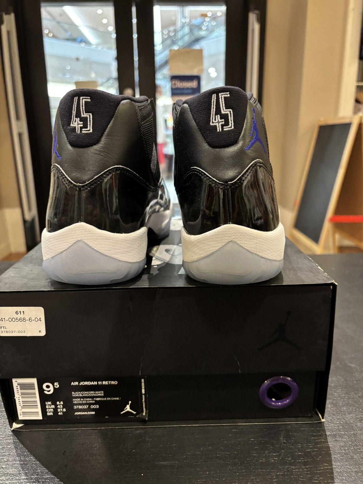 Jordan Brand Jordan 11 High ‘Space Jam’ Size US 9.5 / EU 42-43 - 3 Thumbnail