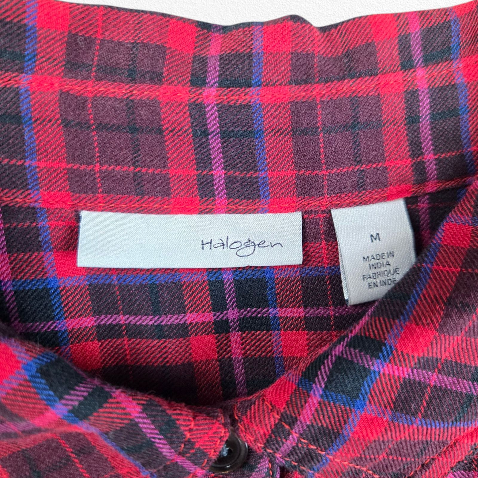 Other Embellished Plaid Button Down Shirt Flannel Size Medium Size M / US 6-8 / IT 42-44 - 7 Thumbnail