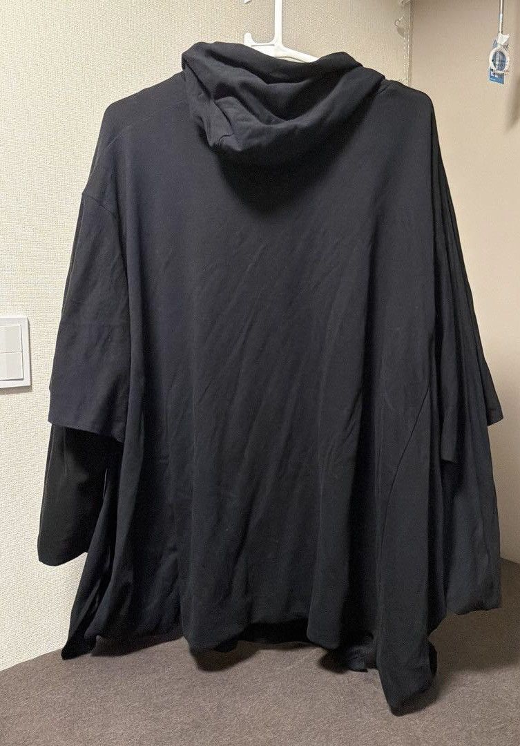 Ground Y Yohji Yamamoto Big Hood Poncho Coat Size US L / EU 52-54 / 3 - 3 Thumbnail