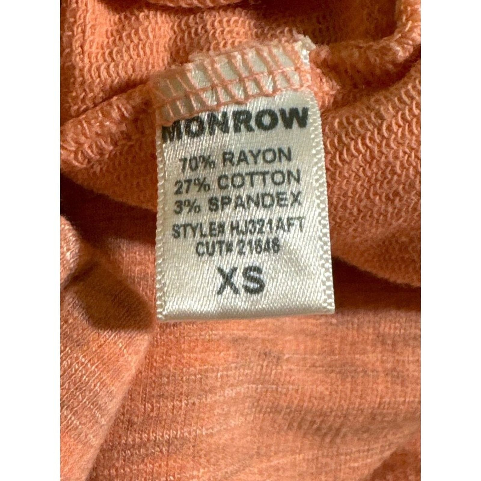 MONROW Monrow Jacket Womnes Medium NWT Supersoft Zip Up Hoody Size M / US 6-8 / IT 42-44 - 5 Thumbnail