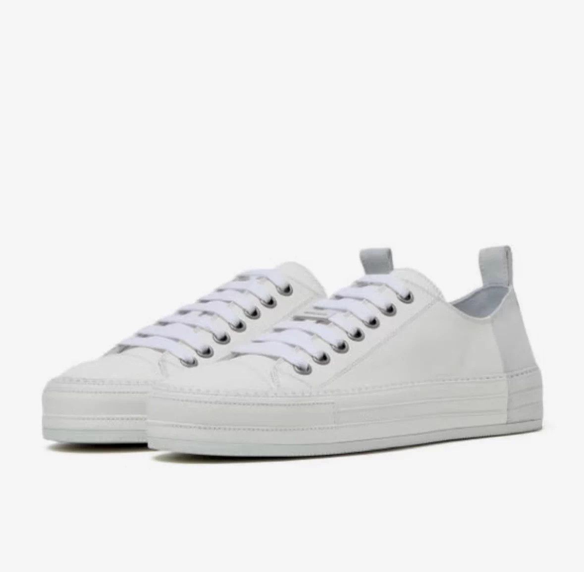 Ann Demeulemeester Ann Demeulemeester M Calf Suede Colorblocked LT Sneaker Size US 7 / EU 40 - 2 Thumbnail