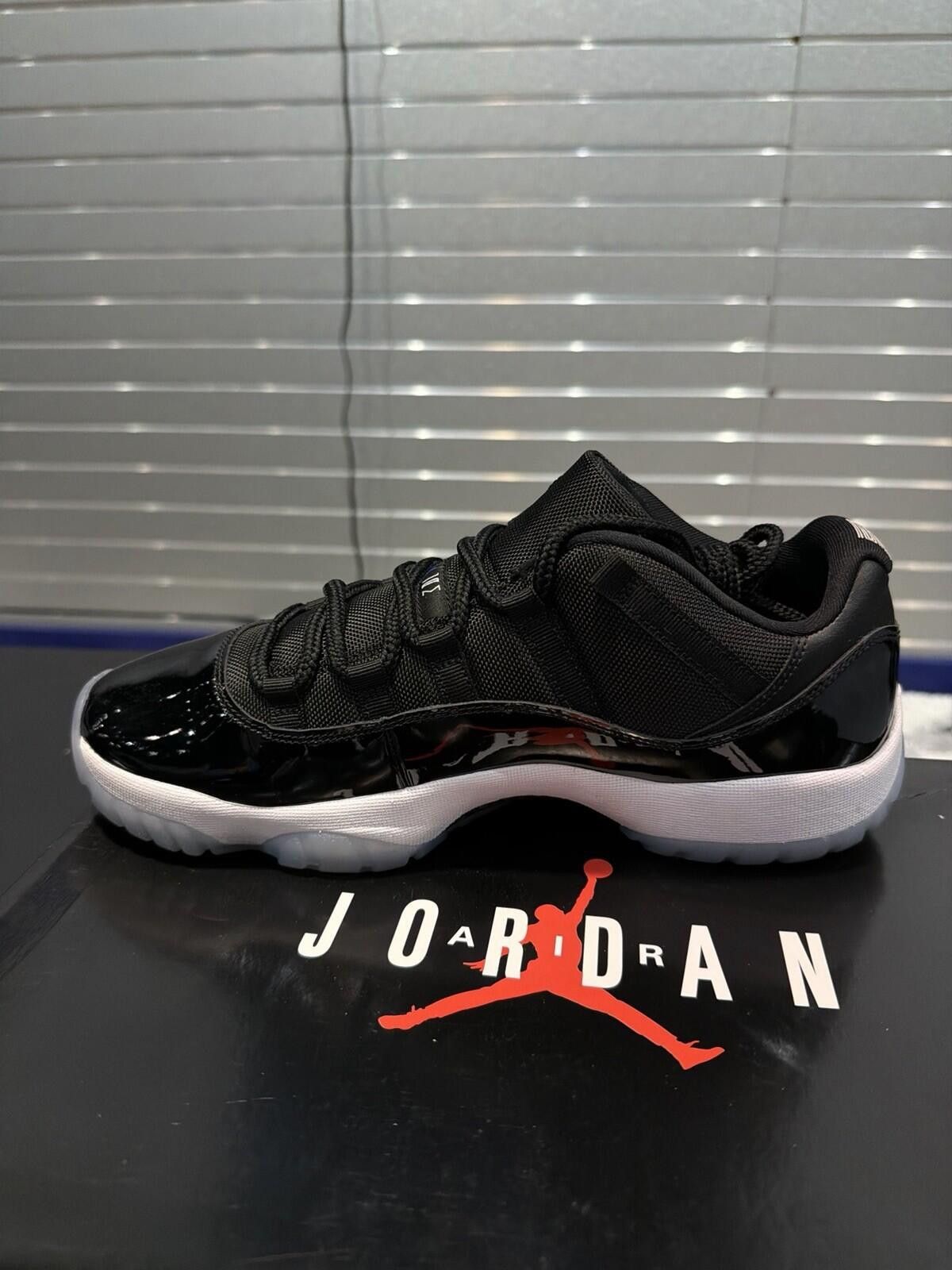 Jordan Brand Nike Air Jordan 11 Retro Low Space Jam Black Royal Size 10.5 Size US 10.5 / EU 43-44 - 5 Thumbnail