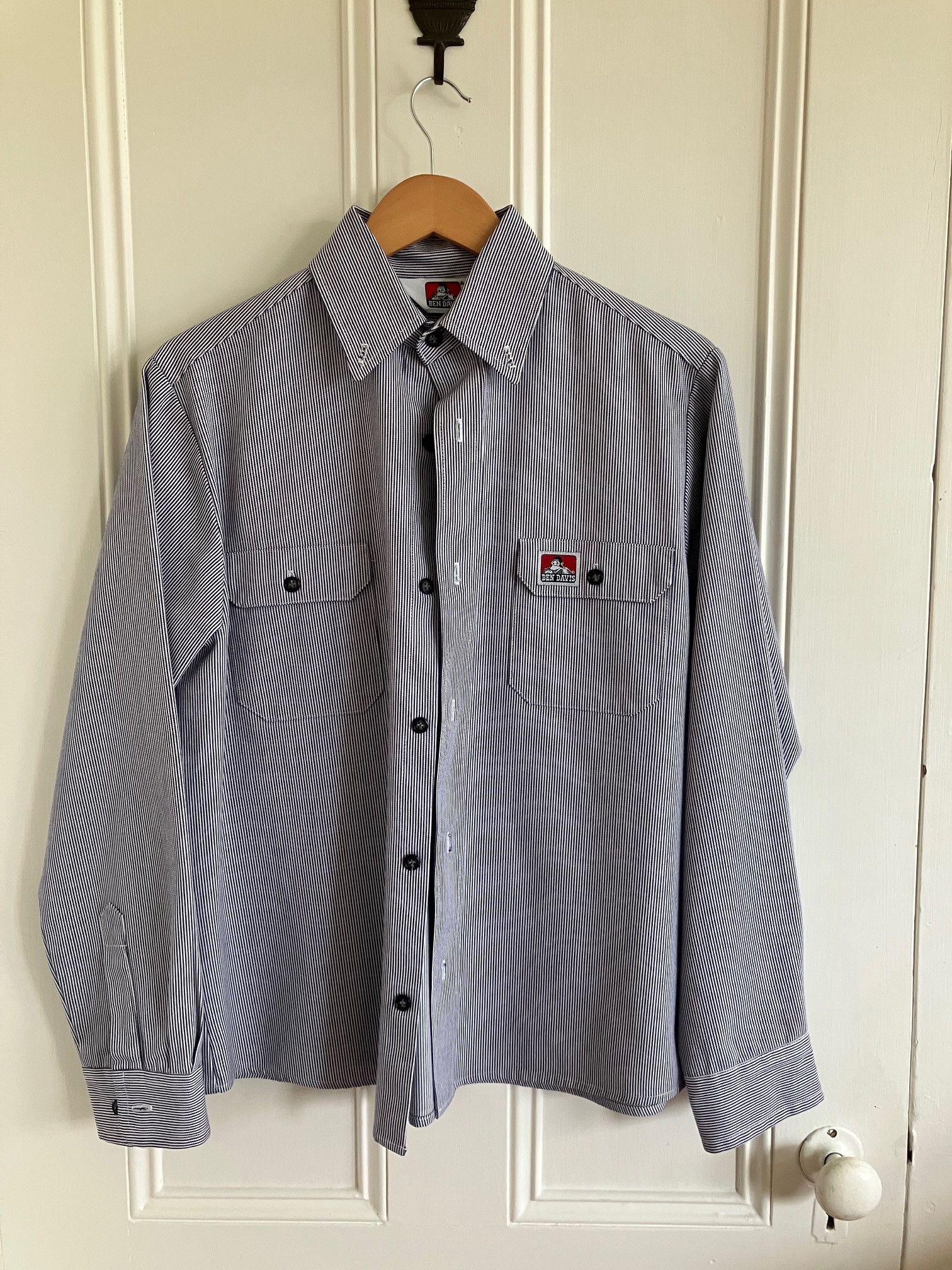 Ben Davis Hickory Button Up Made in USA (Japan Market)