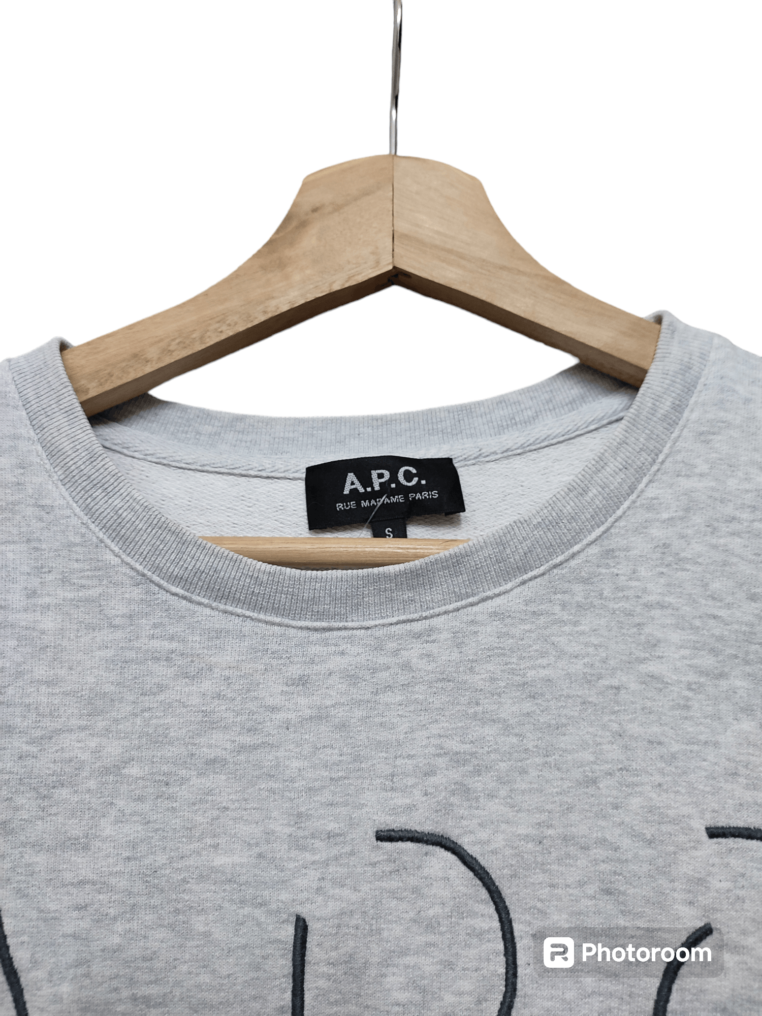 A.P.C. 💥Nice Design💥 A.P.C. Spell Out Embroidery Sweatshirt Size US S / EU 44-46 / 1 - 8 Thumbnail
