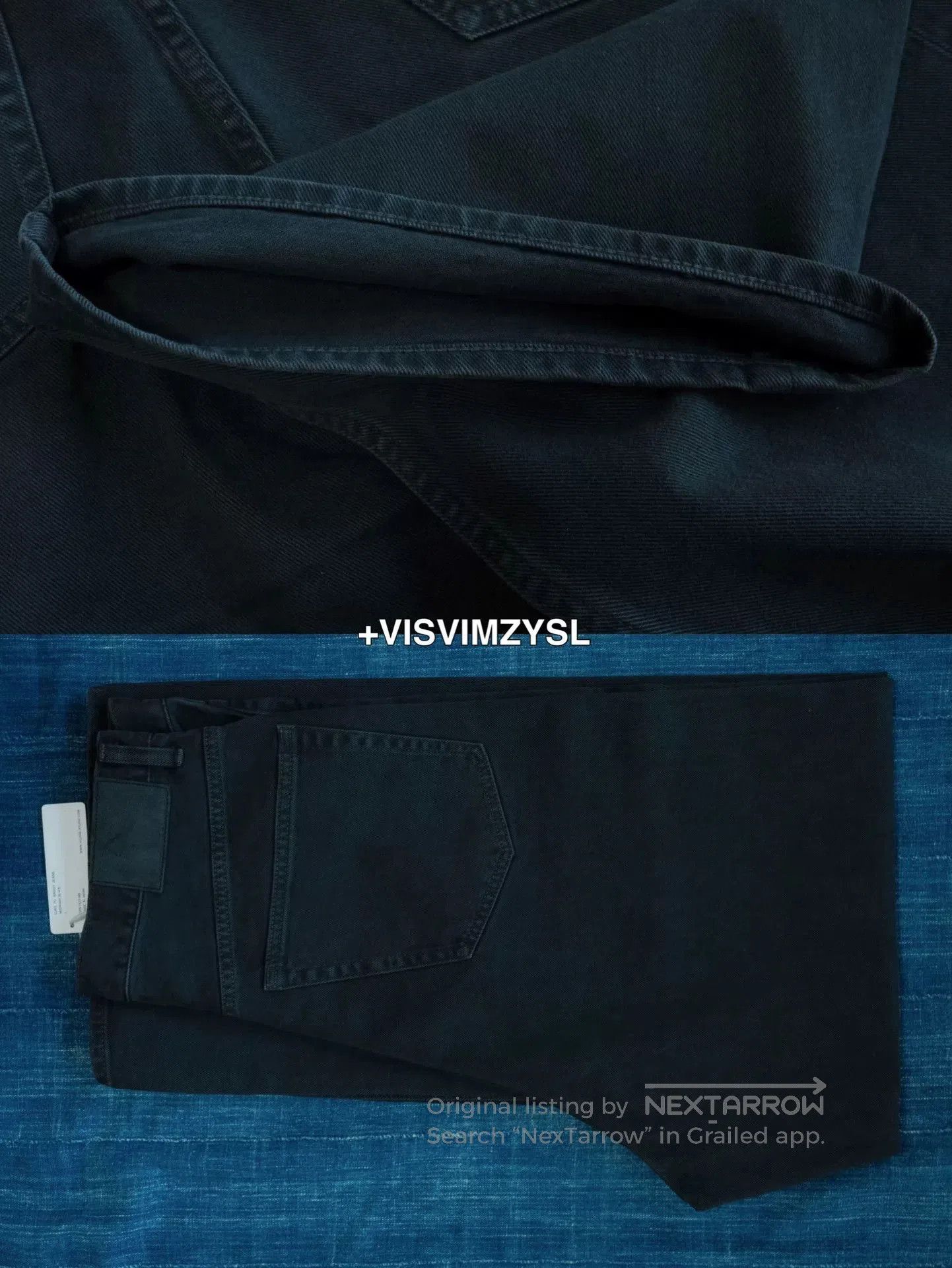 Vuja De vujade009 drop3 water-washed baggy jeans. Size 27" / US 4 / IT 40 - 4 Thumbnail