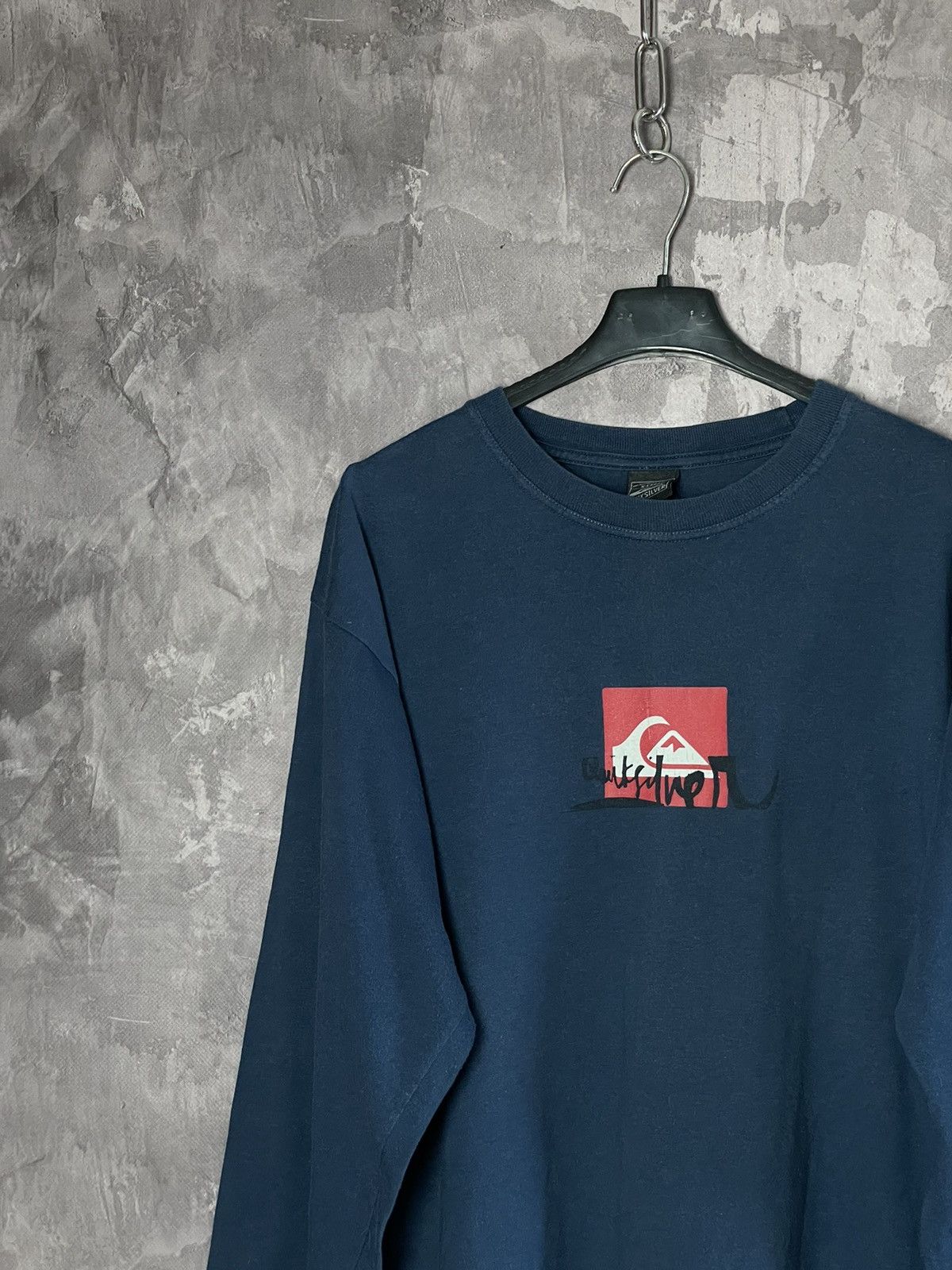 Quiksilver × Vintage Vintage Quiksilver surf style big logo longsleeve 90’s Size US XL / EU 56 / 4 - 6 Thumbnail