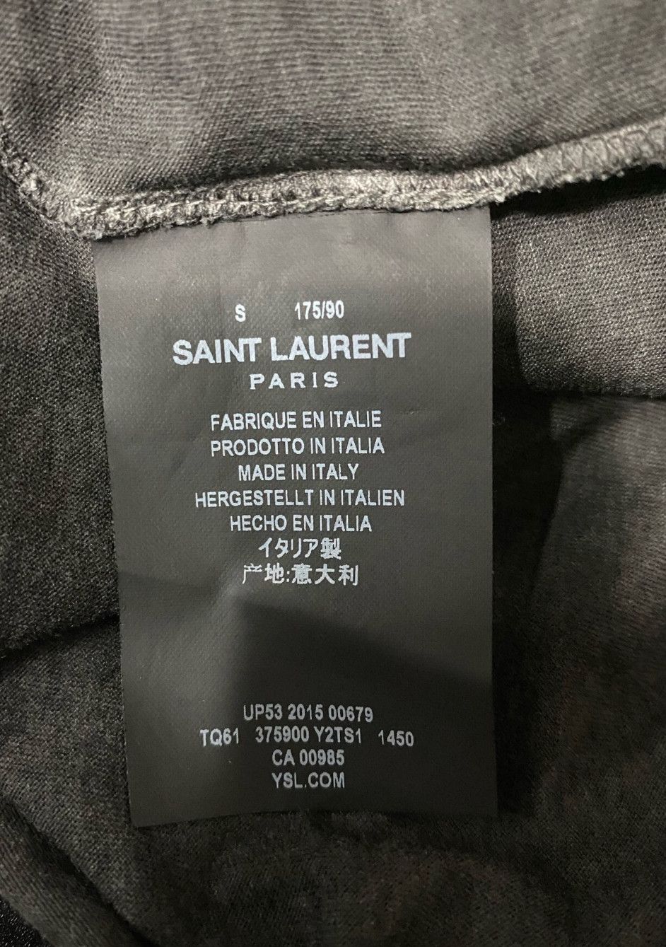 Saint Laurent Paris Saint laurent 16ss Silk to Make Old Short-sleeved Shirts Size US S / EU 44-46 / 1 - 4 Thumbnail