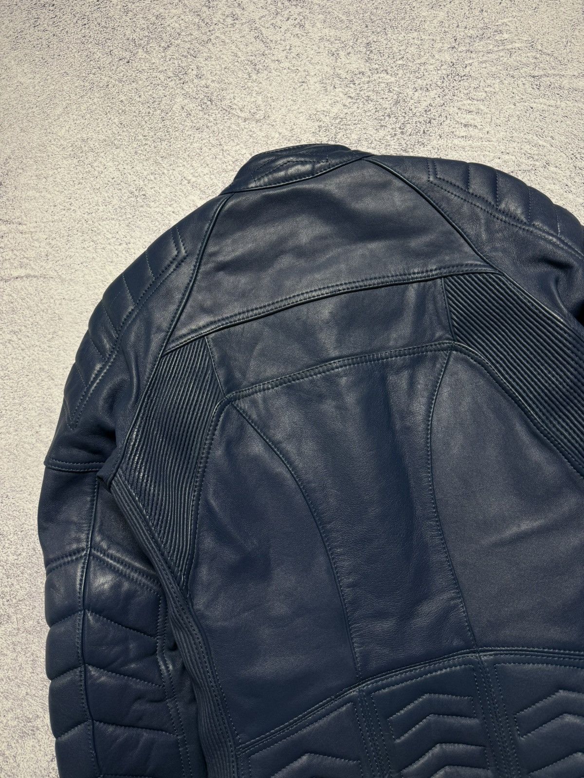 Genuine Leather Vintage IXS Echtes Leder Leather Jacket Moto Racing Style Size US S / EU 44-46 / 1 - 16 Thumbnail