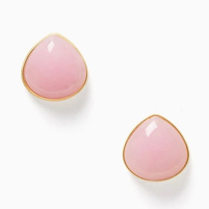 Kate Spade Kate Spade Pearl Drops Studs Earrings in Pink / Gold Tone Size ONE SIZE - 1 Thumbnail