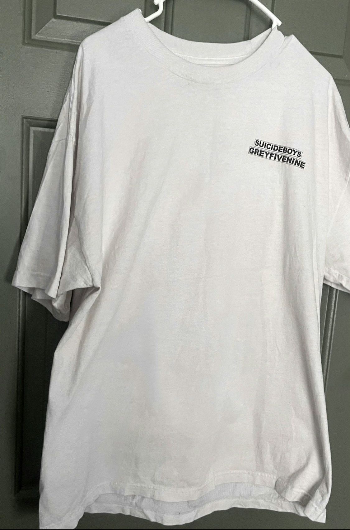 image of G59 Records x Pouya Uicideboy Merch 2019 $Uicideboy$ Tee in White, Men's (Size XL)
